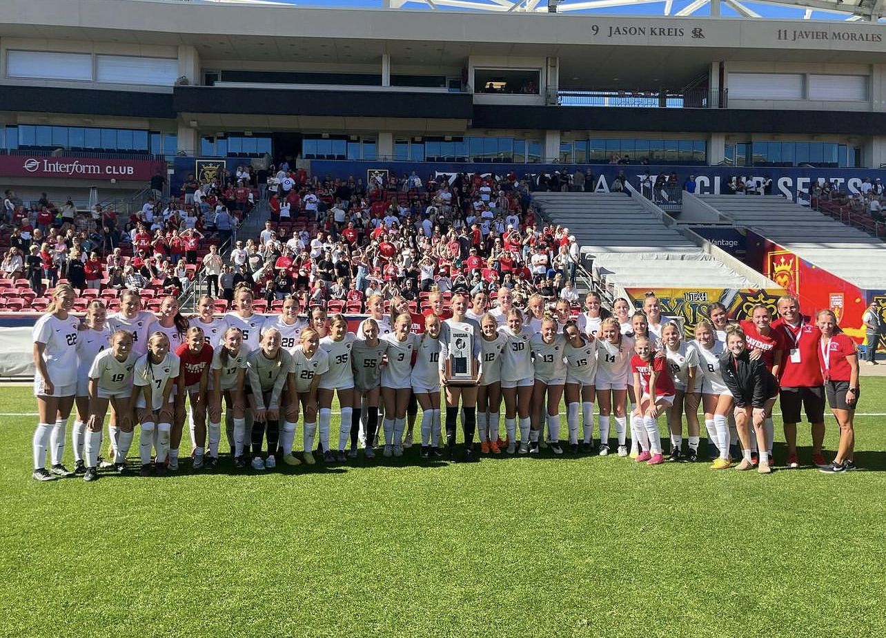 AF Soccer with 2nd Place Trophy